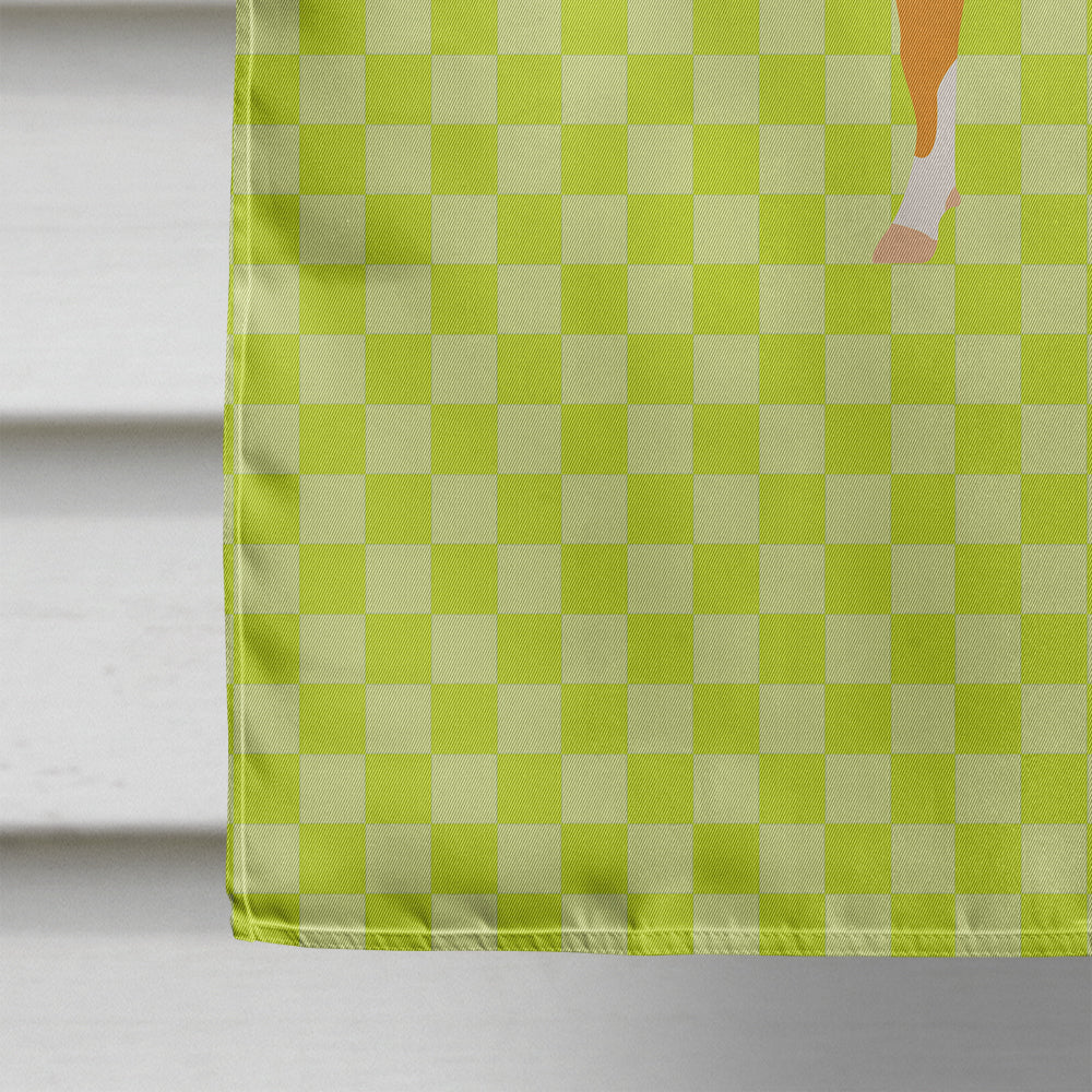 Guernsey Cow  Green Flag Canvas House Size BB7647CHF