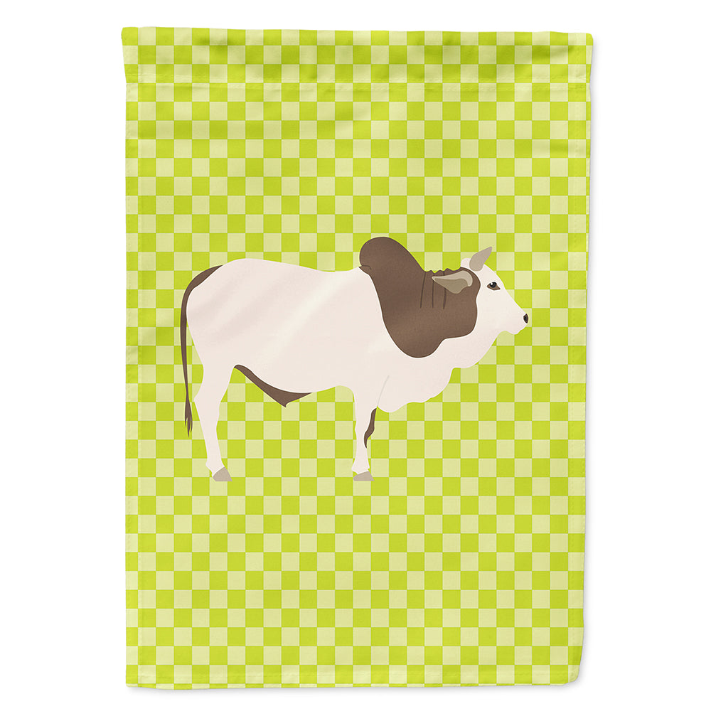 Malvi Cow Green Flag Canvas House Size BB7656CHF