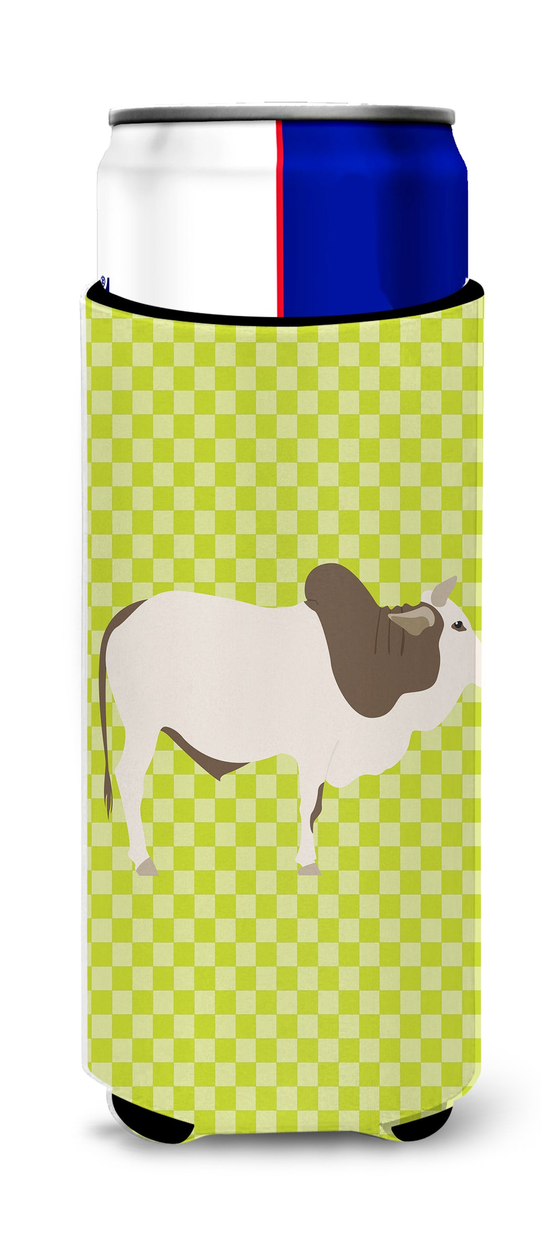 Malvi Cow Green  Ultra Hugger for slim cans