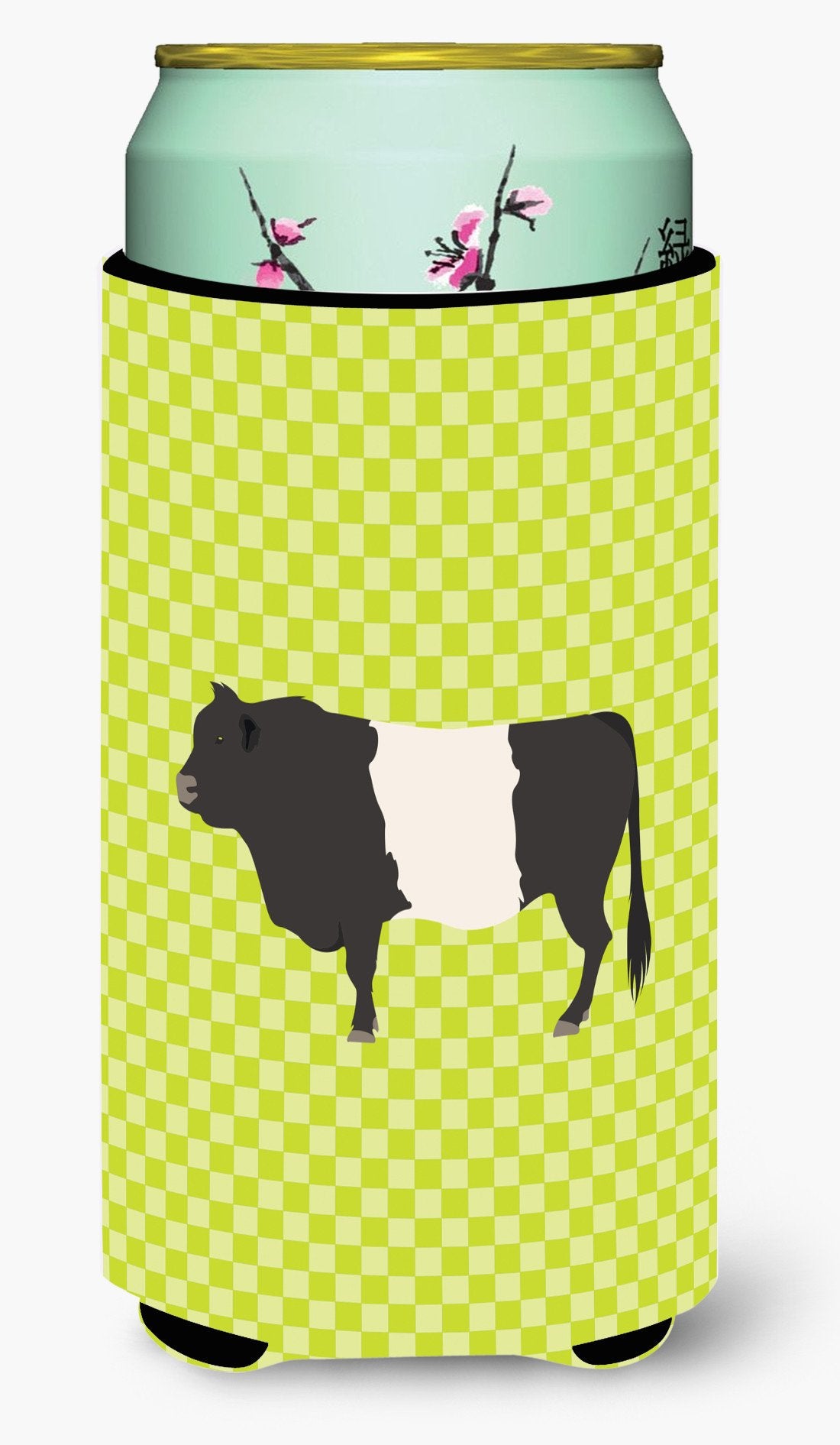 Belted Galloway Cow Green Tall Boy Beverage Insulator Hugger BB7657TBC by Caroline&#39;s Treasures
