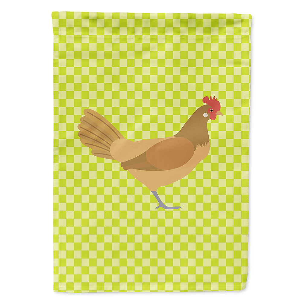 Frisian Friesian Chicken Green Flag Canvas House Size BB7658CHF