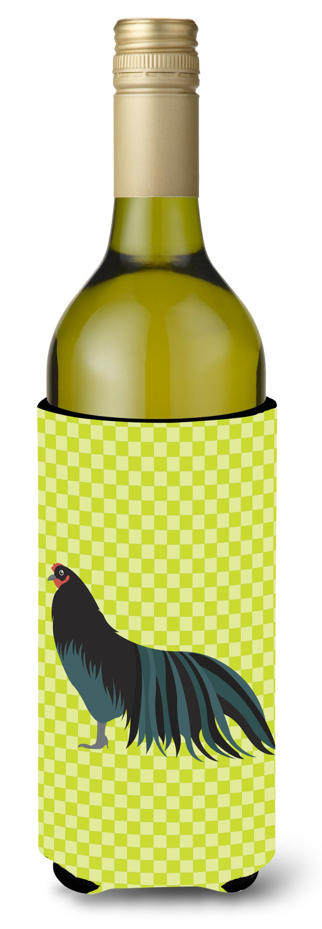 Sumatra Chicken Green Wine Bottle Beverge Insulator Hugger BB7659LITERK by Caroline's Treasures