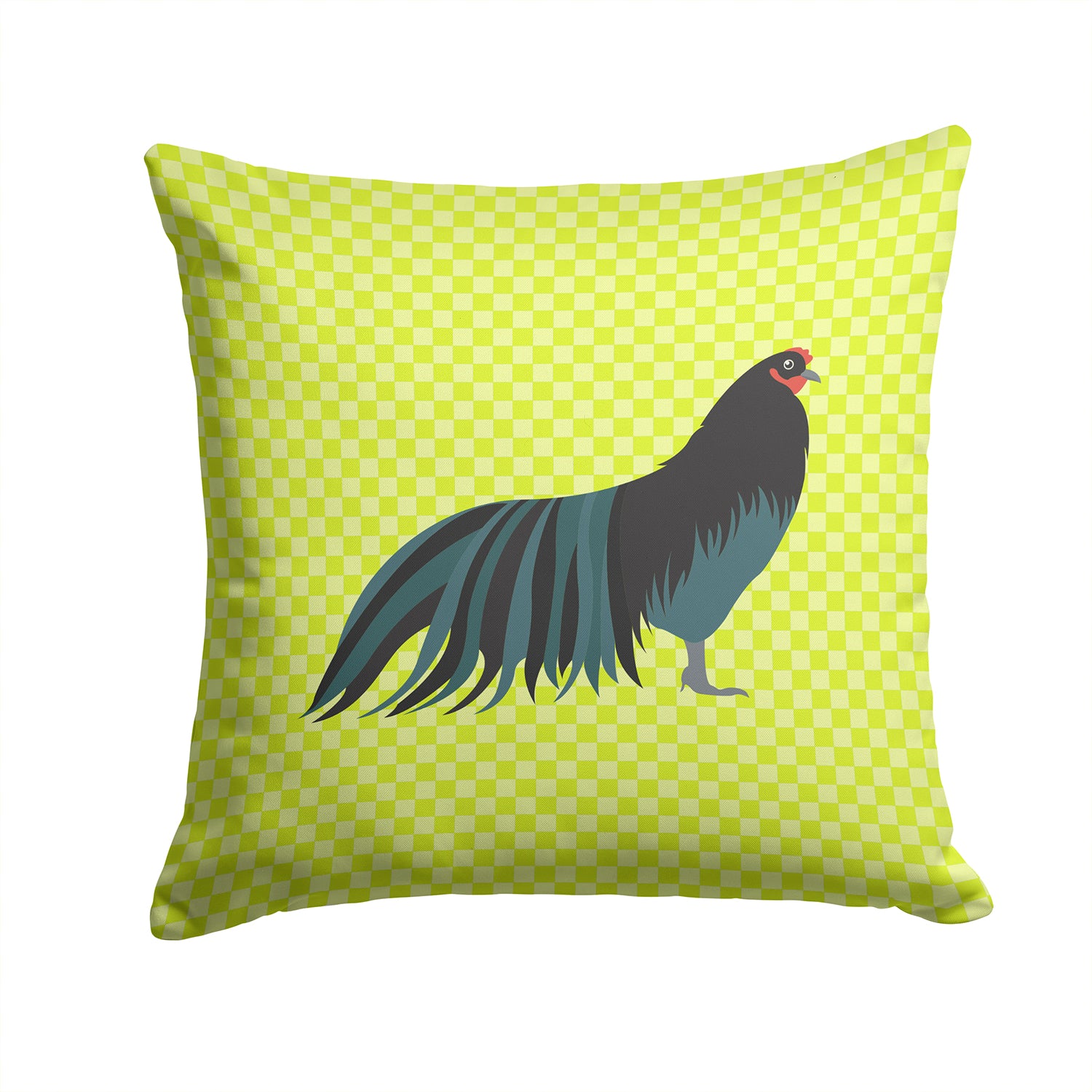Sumatra Chicken Green Fabric Decorative Pillow BB7659PW1414 - the-store.com