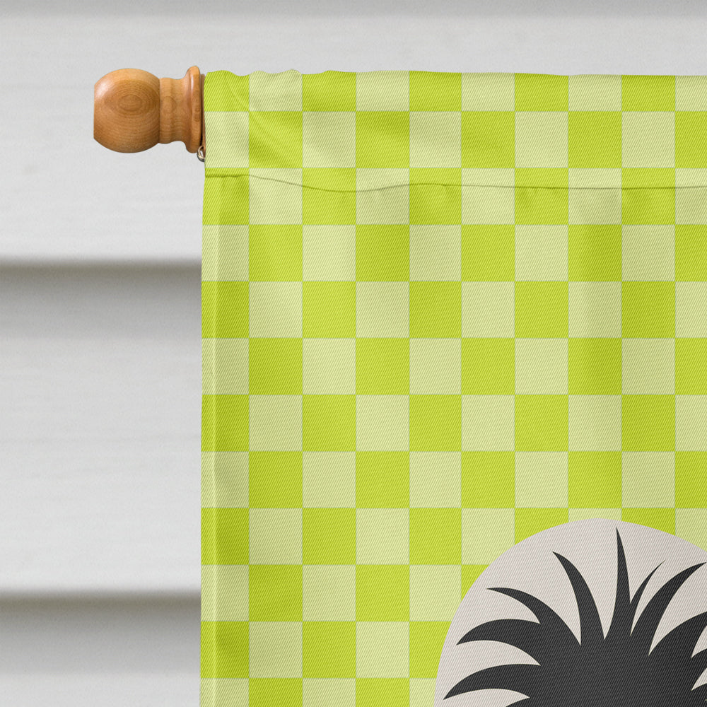 Polish Poland Chicken Green Flag Canvas House Size BB7660CHF  the-store.com.