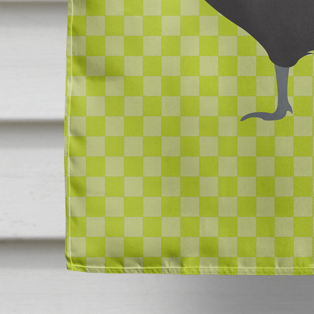 Polish Poland Chicken Green Flag Canvas House Size BB7660CHF  the-store.com.