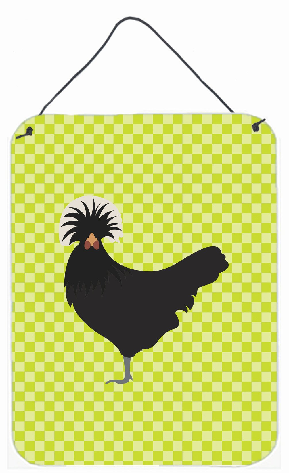 Polish Poland Chicken Green Wall or Door Hanging Prints BB7660DS1216 by Caroline&#39;s Treasures
