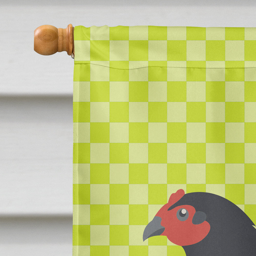 Jersey Giant Chicken Green Flag Canvas House Size BB7661CHF  the-store.com.