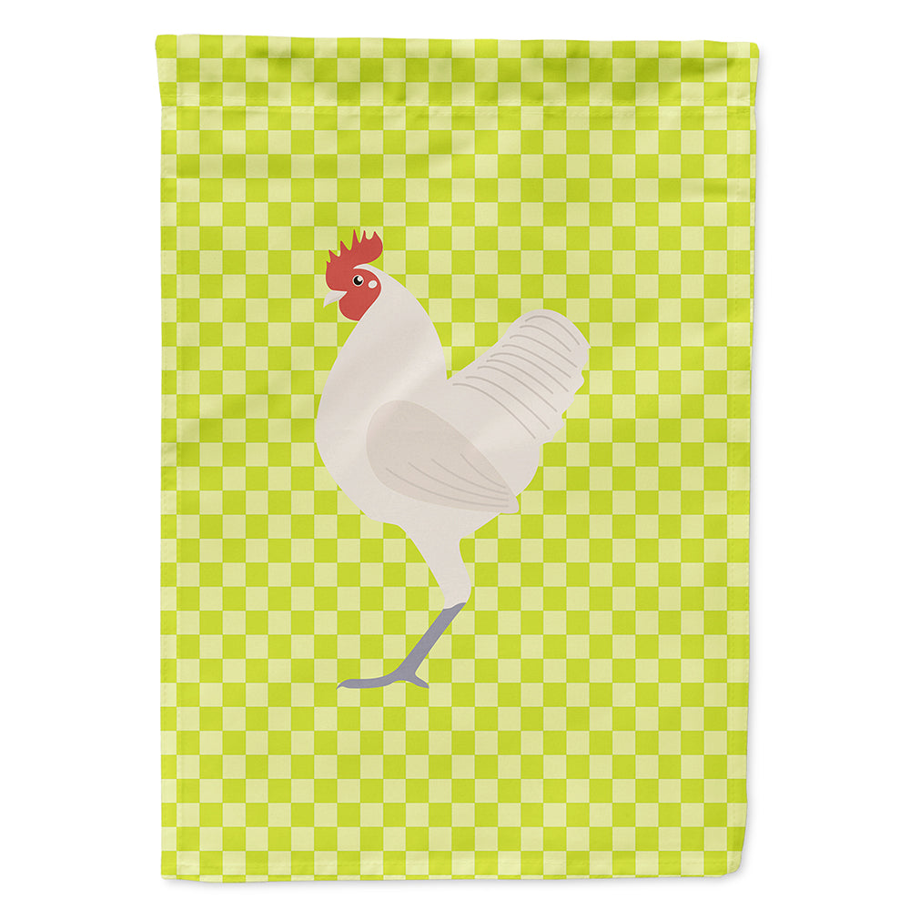 German Langshan Chicken Green Flag Canvas House Size BB7663CHF  the-store.com.