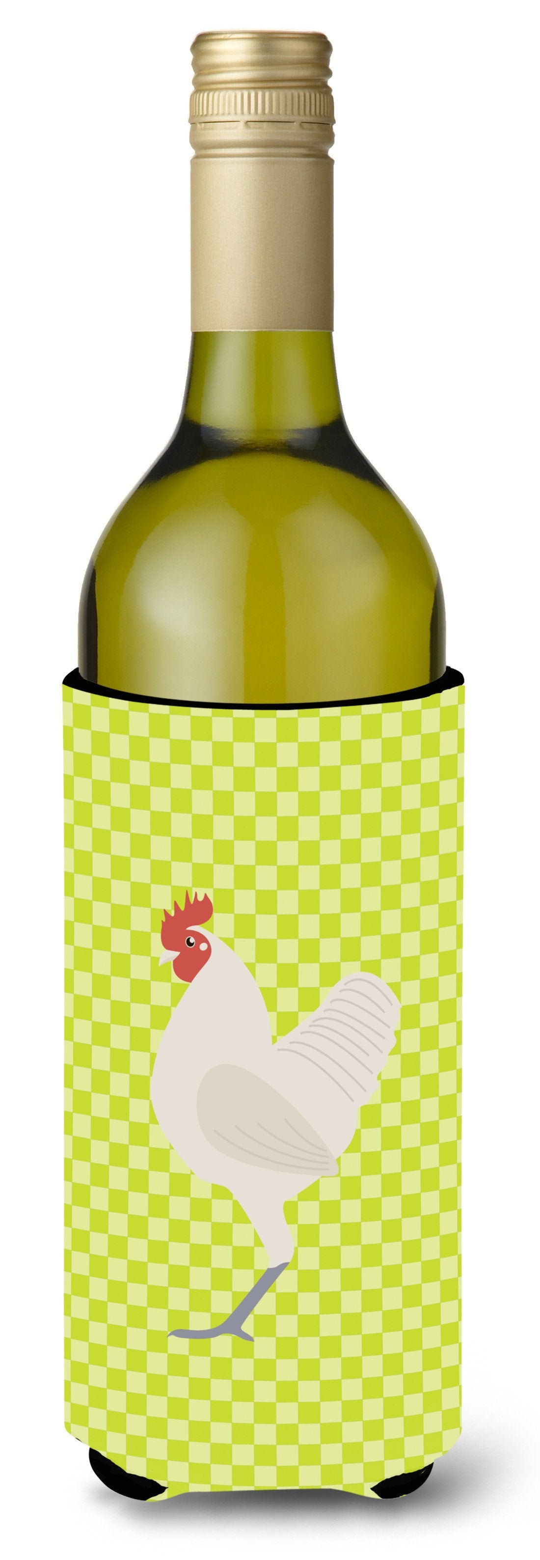 German Langshan Chicken Green Wine Bottle Beverge Insulator Hugger BB7663LITERK by Caroline's Treasures