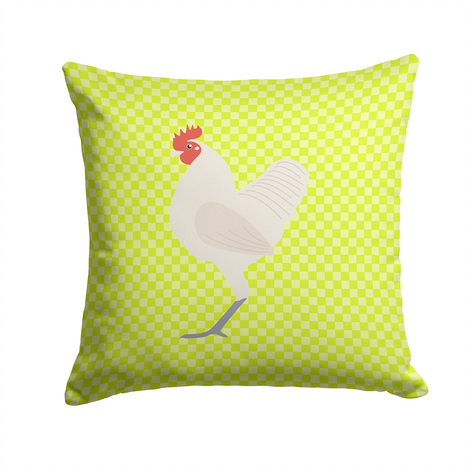 German Langshan Chicken Green Fabric Decorative Pillow BB7663PW1414 - the-store.com
