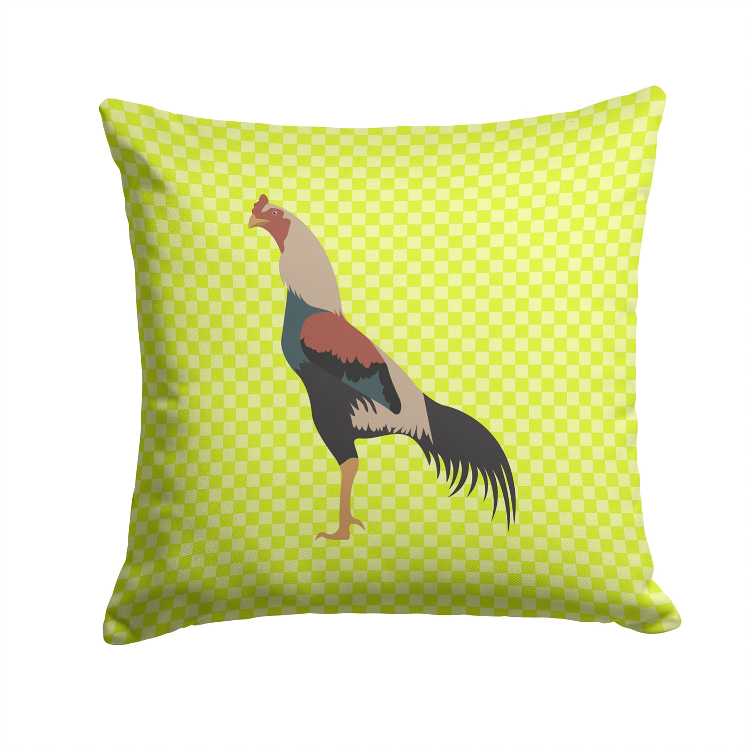 Kulang Chicken Green Fabric Decorative Pillow BB7664PW1414 - the-store.com
