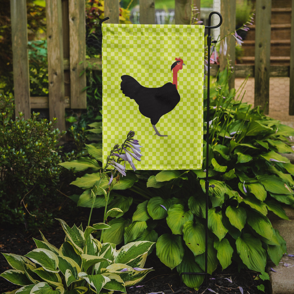 Naked Neck Chicken Green Flag Garden Size