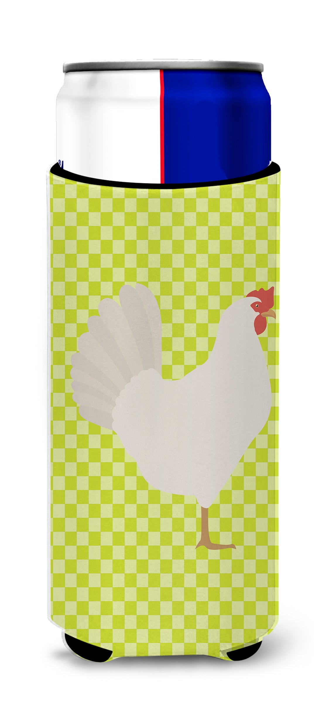 Leghorn Chicken Green  Ultra Hugger for slim cans  the-store.com.