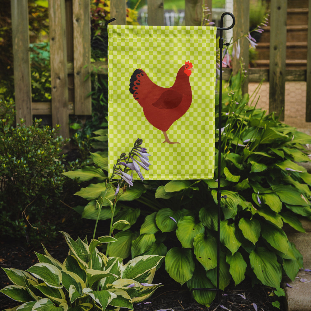 New Hampshire Red Chicken Green Flag Garden Size  the-store.com.