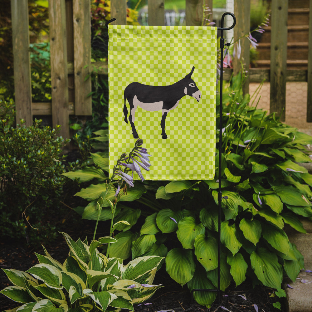 American Mammoth Jack Donkey Green Flag Garden Size  the-store.com.