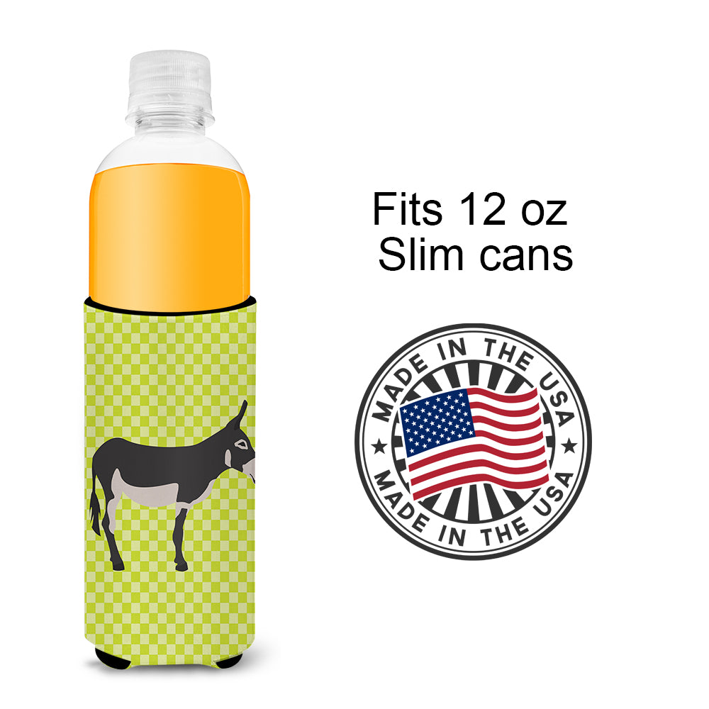 American Mammoth Jack Donkey Green  Ultra Hugger for slim cans  the-store.com.