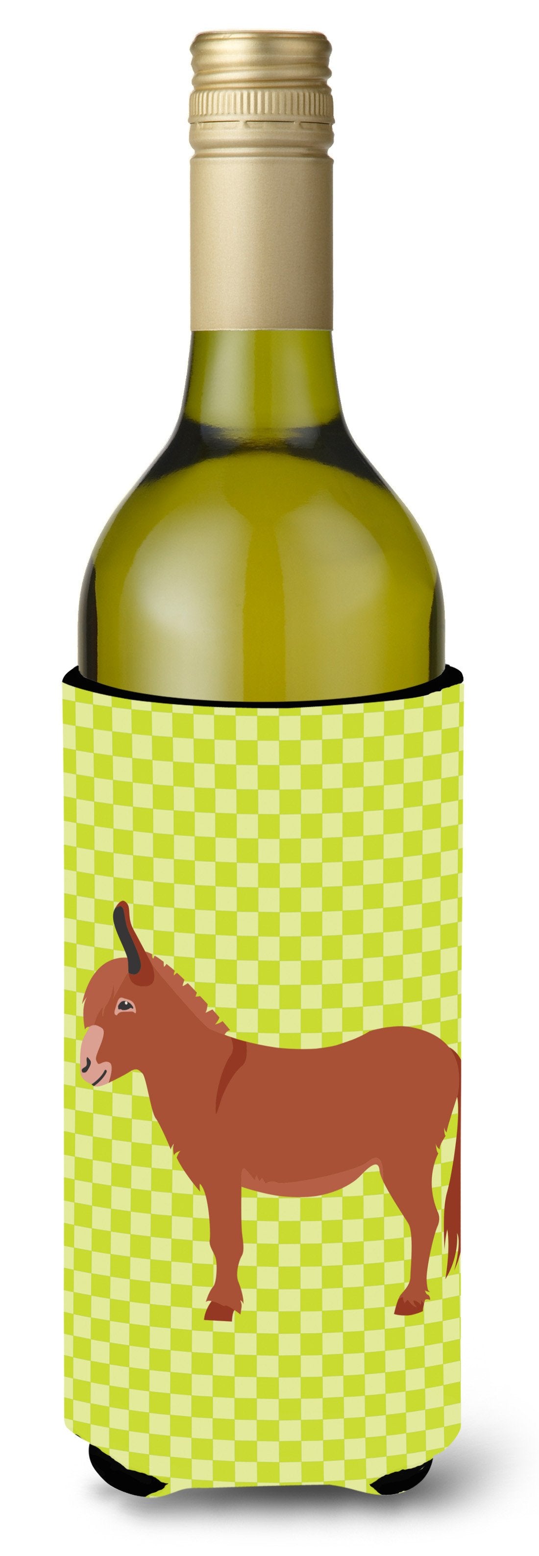 Irish Donkey Green Wine Bottle Beverge Insulator Hugger BB7674LITERK by Caroline&#39;s Treasures
