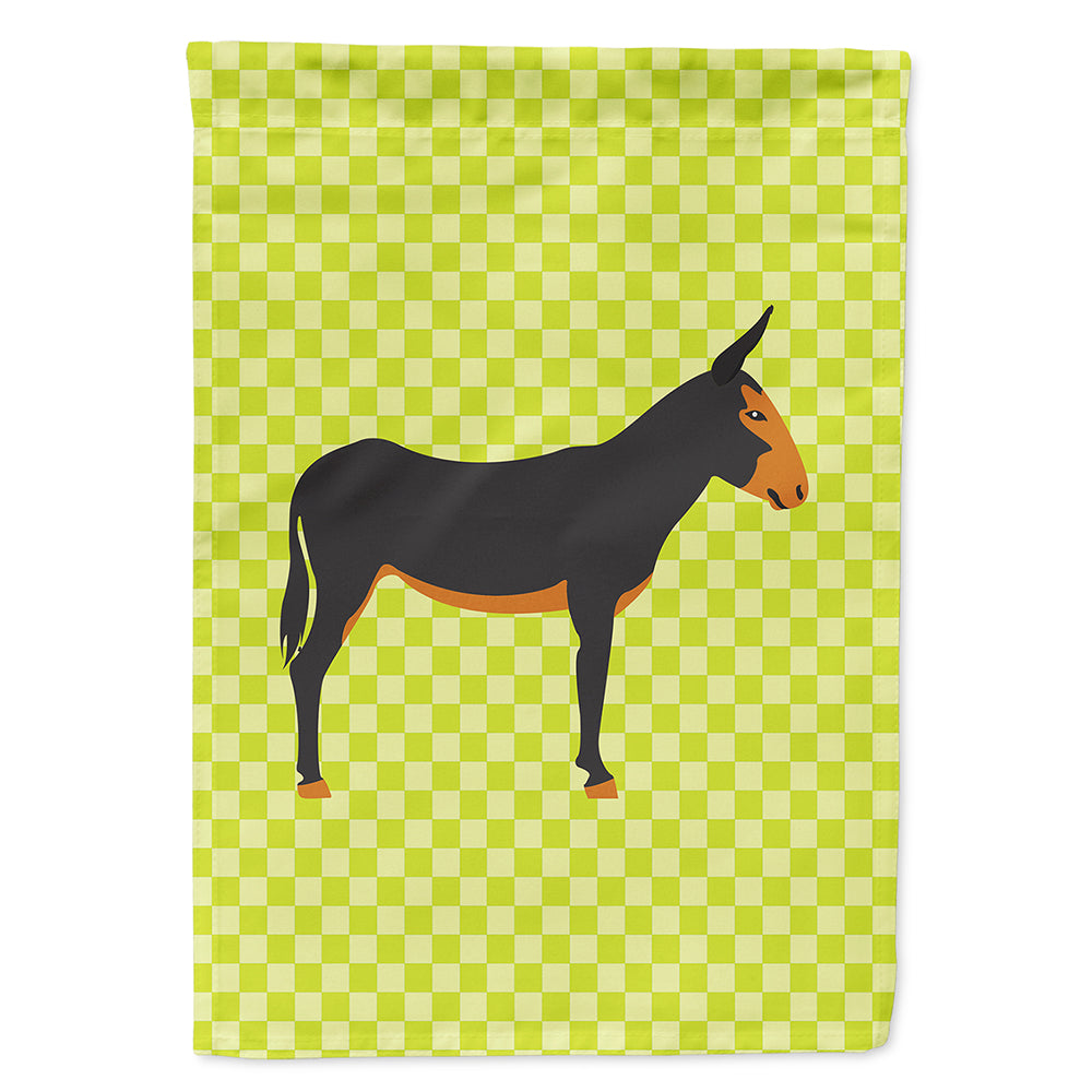 Catalan Donkey Green Flag Canvas House Size BB7681CHF  the-store.com.