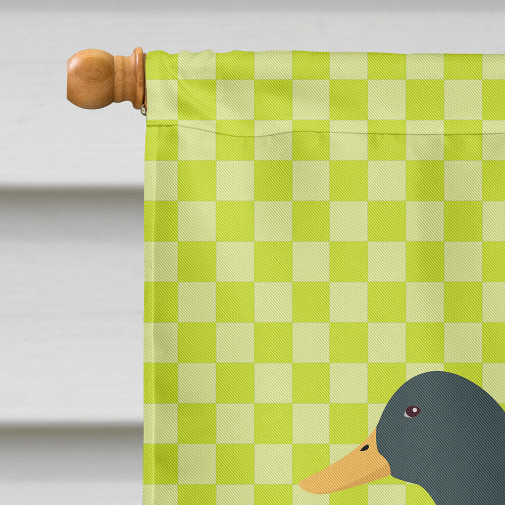 Rouen Duck Green Flag Canvas House Size BB7682CHF  the-store.com.