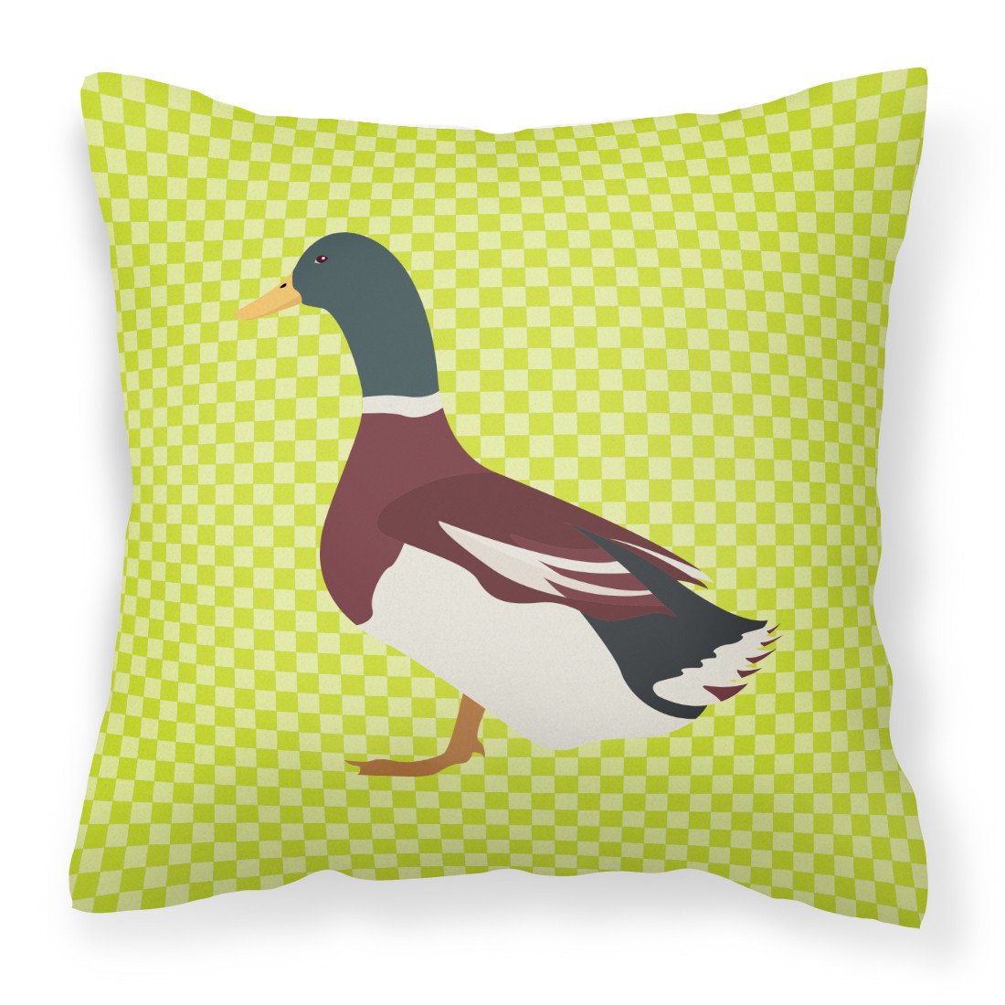 Rouen Duck Green Fabric Decorative Pillow BB7682PW1818 by Caroline&#39;s Treasures
