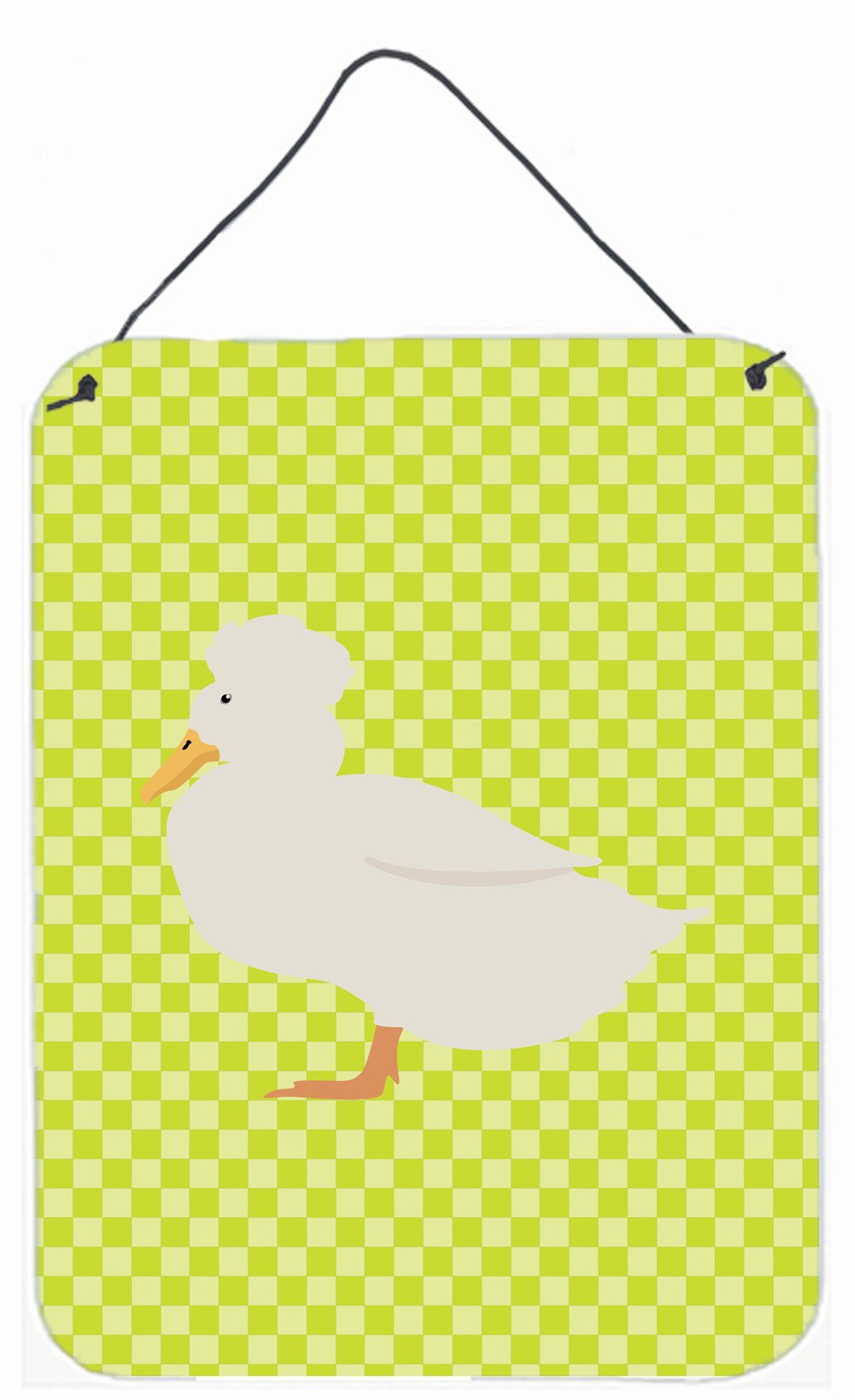Crested Duck Green Wall or Door Hanging Prints BB7683DS1216 by Caroline's Treasures
