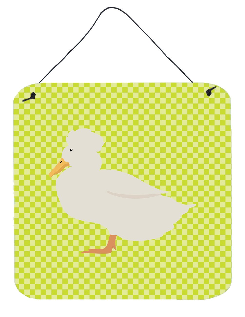 Crested Duck Green Wall or Door Hanging Prints BB7683DS66 by Caroline&#39;s Treasures