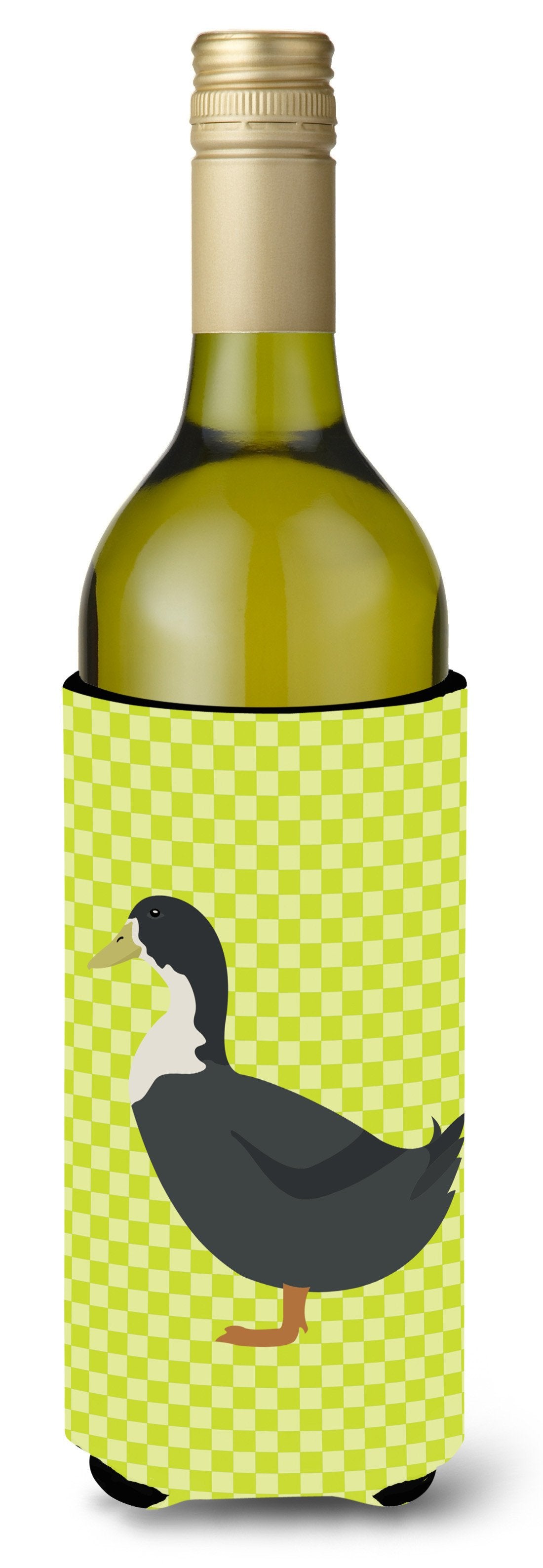 Blue Swedish Duck Green Wine Bottle Beverge Insulator Hugger BB7688LITERK by Caroline&#39;s Treasures