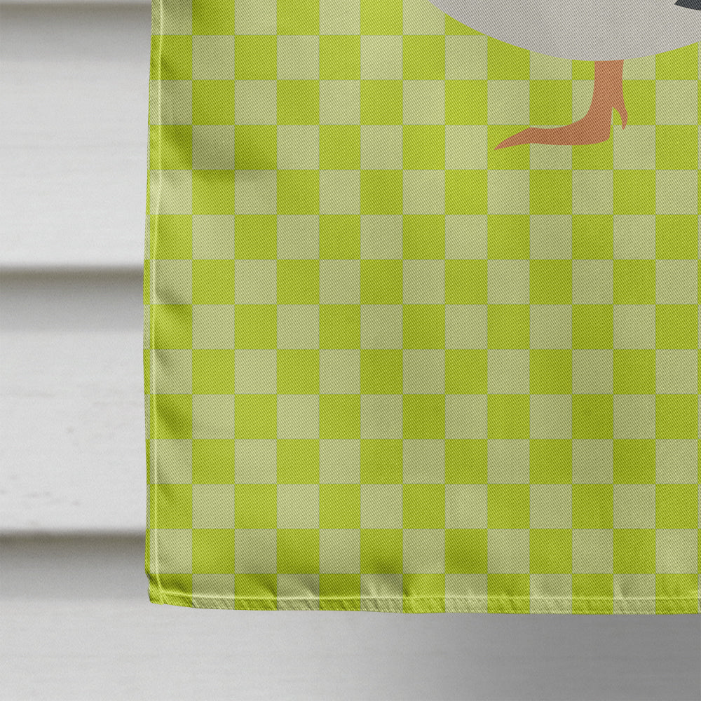 Muscovy Duck Green Flag Canvas House Size BB7690CHF