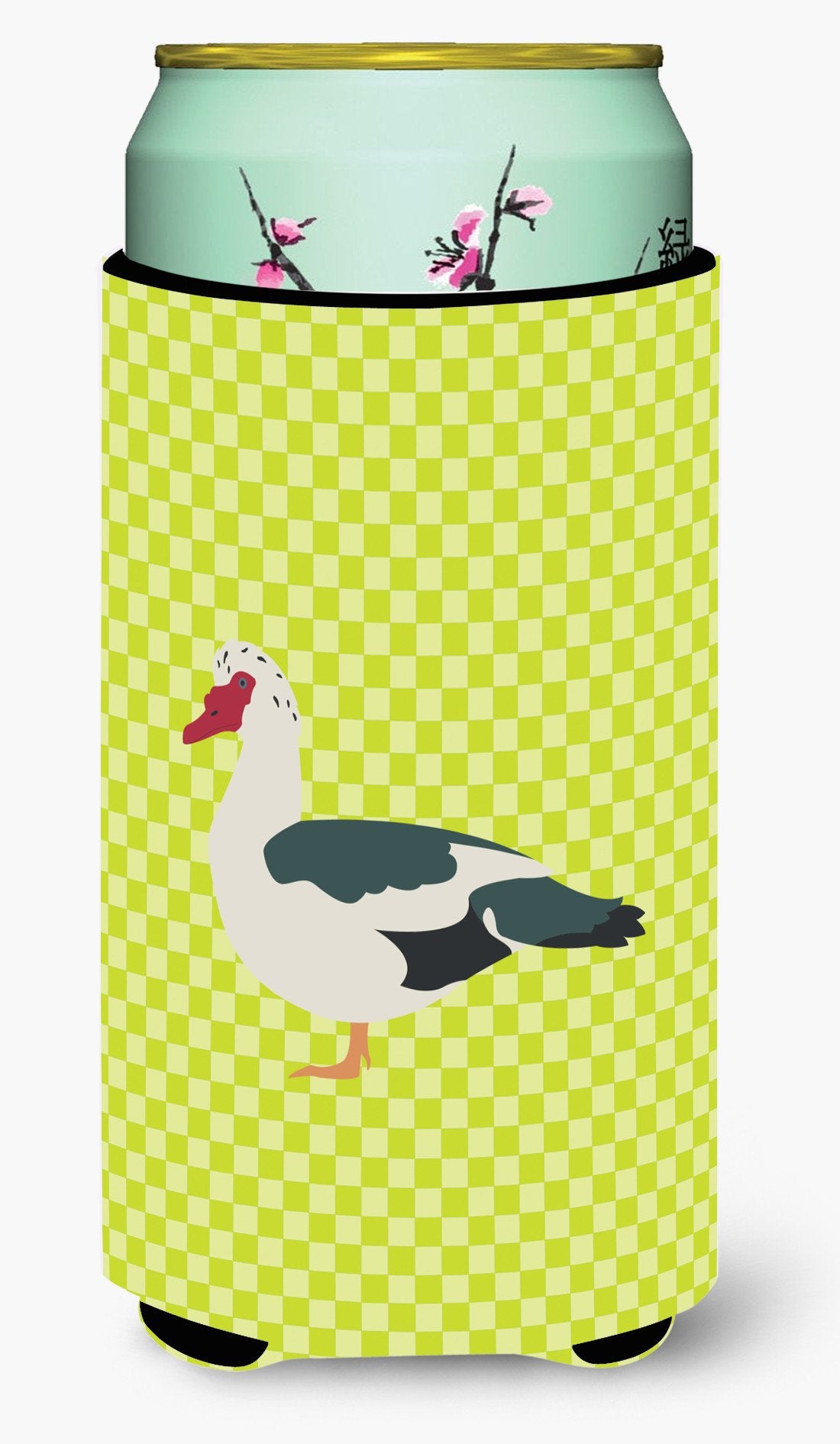 Muscovy Duck Green Tall Boy Beverage Insulator Hugger BB7690TBC by Caroline&#39;s Treasures