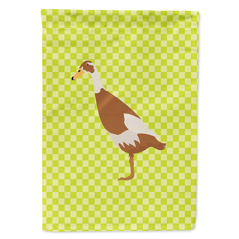 Indian Runner Duck Green Flag Canvas House Size BB7691CHF  the-store.com.