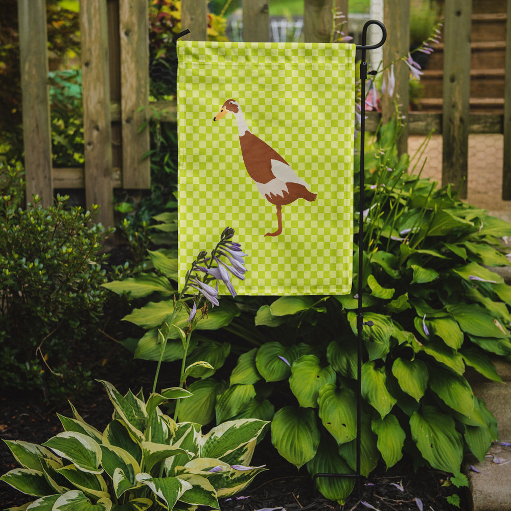Caroline's Treasures Indian Runner Duck Green Garden Flag - Outdoor Decorative Yard Flag