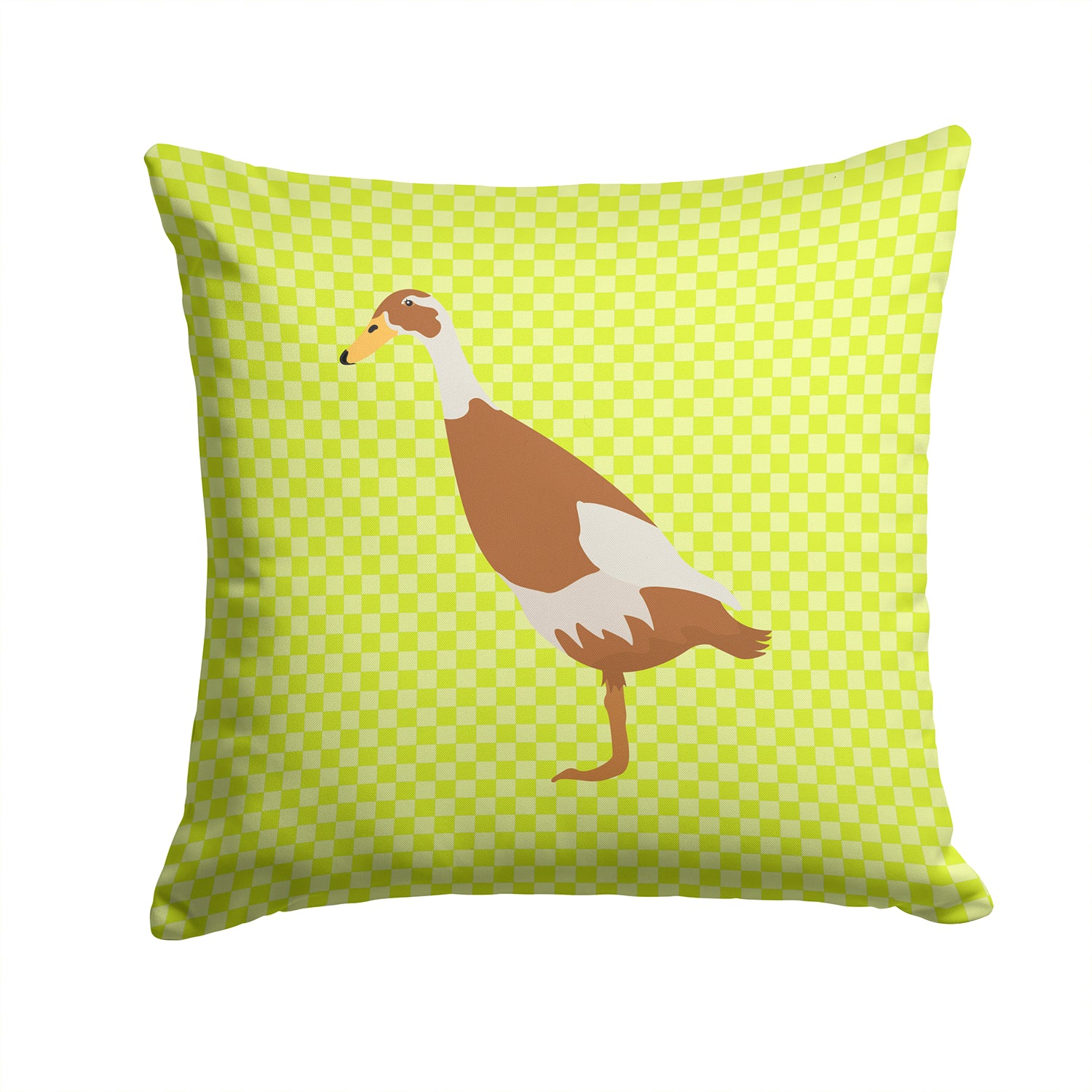 Indian Runner Duck Green Fabric Decorative Pillow BB7691PW1414 - the-store.com