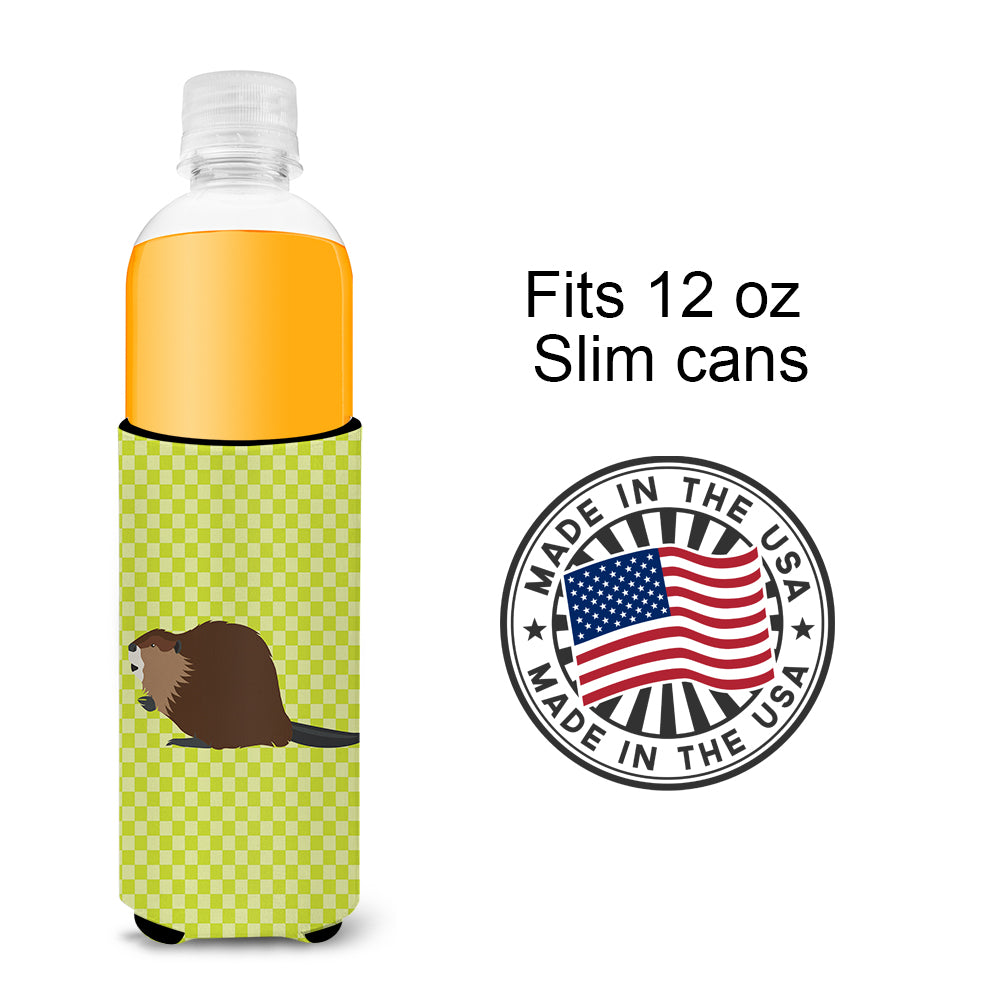Eurasian Beaver Green  Ultra Hugger for slim cans  the-store.com.