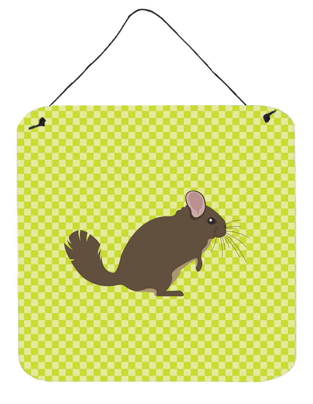 Chinchilla Green Wall or Door Hanging Prints BB7701DS66 by Caroline&#39;s Treasures