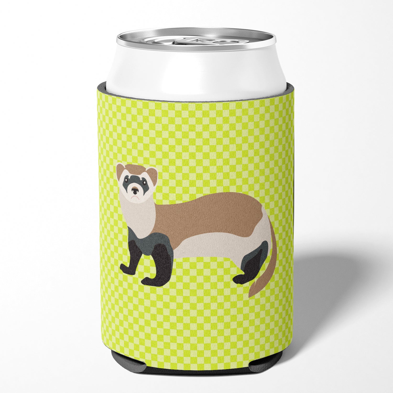 Caroline's Treasures Ferret Green Can or Bottle Hugger BB7704CC