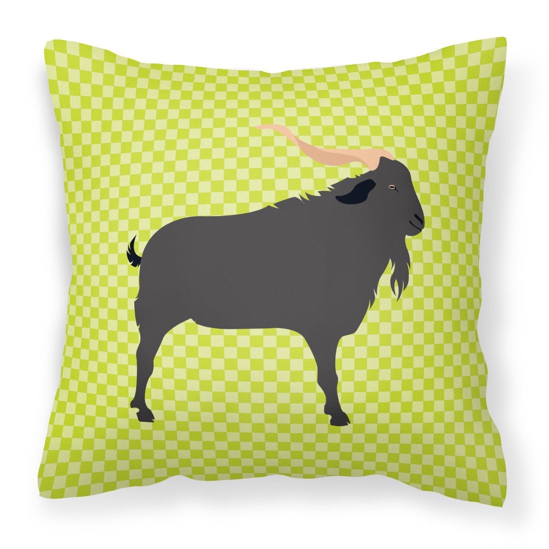 Verata Goat Green Fabric Decorative Pillow BB7708PW1818 by Caroline&#39;s Treasures