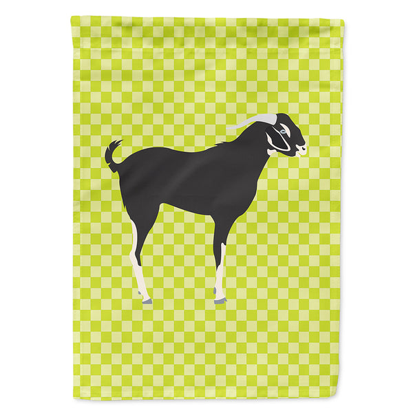 Black Bengal Goat Green Flag Canvas House Size BB7710CHF