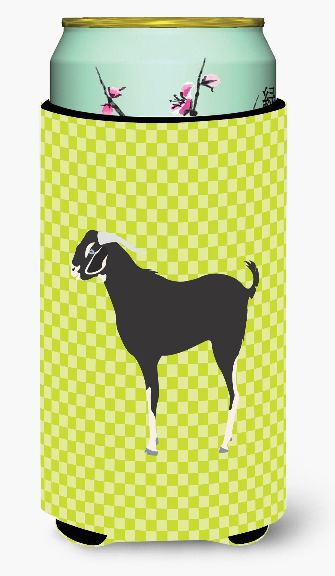 Black Bengal Goat Green Tall Boy Beverage Insulator Hugger BB7710TBC by Caroline&#39;s Treasures