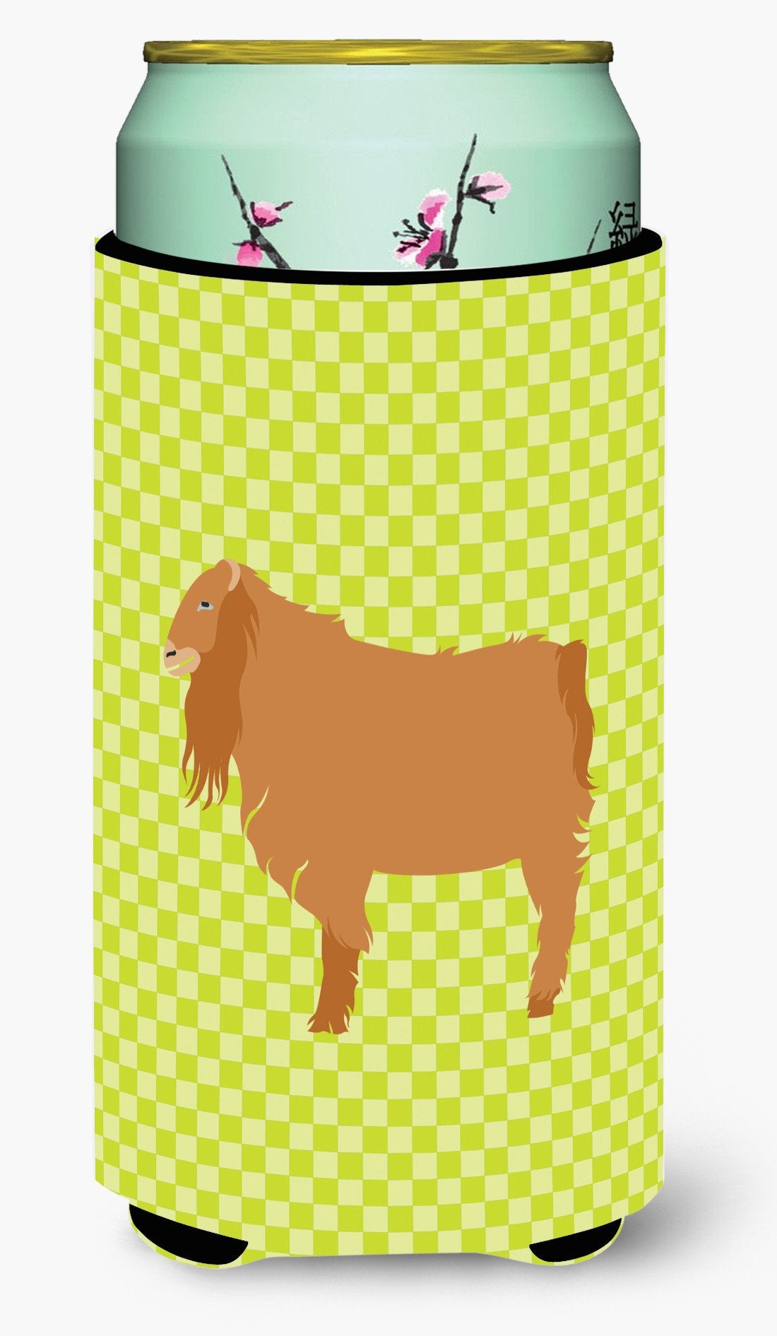 American Lamancha Goat Green Tall Boy Beverage Insulator Hugger BB7711TBC by Caroline's Treasures