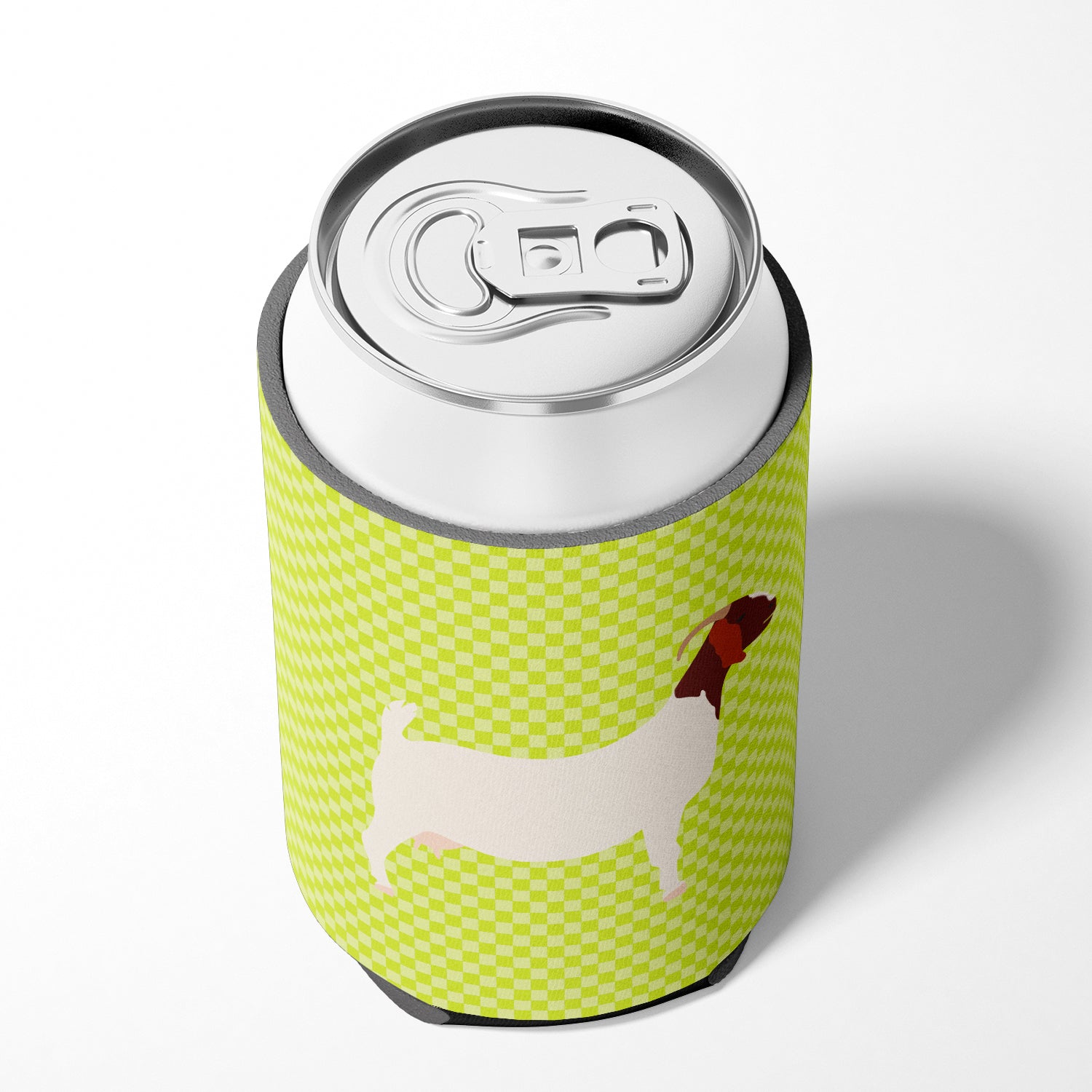 Boer Goat Green Can or Bottle Hugger BB7712CC