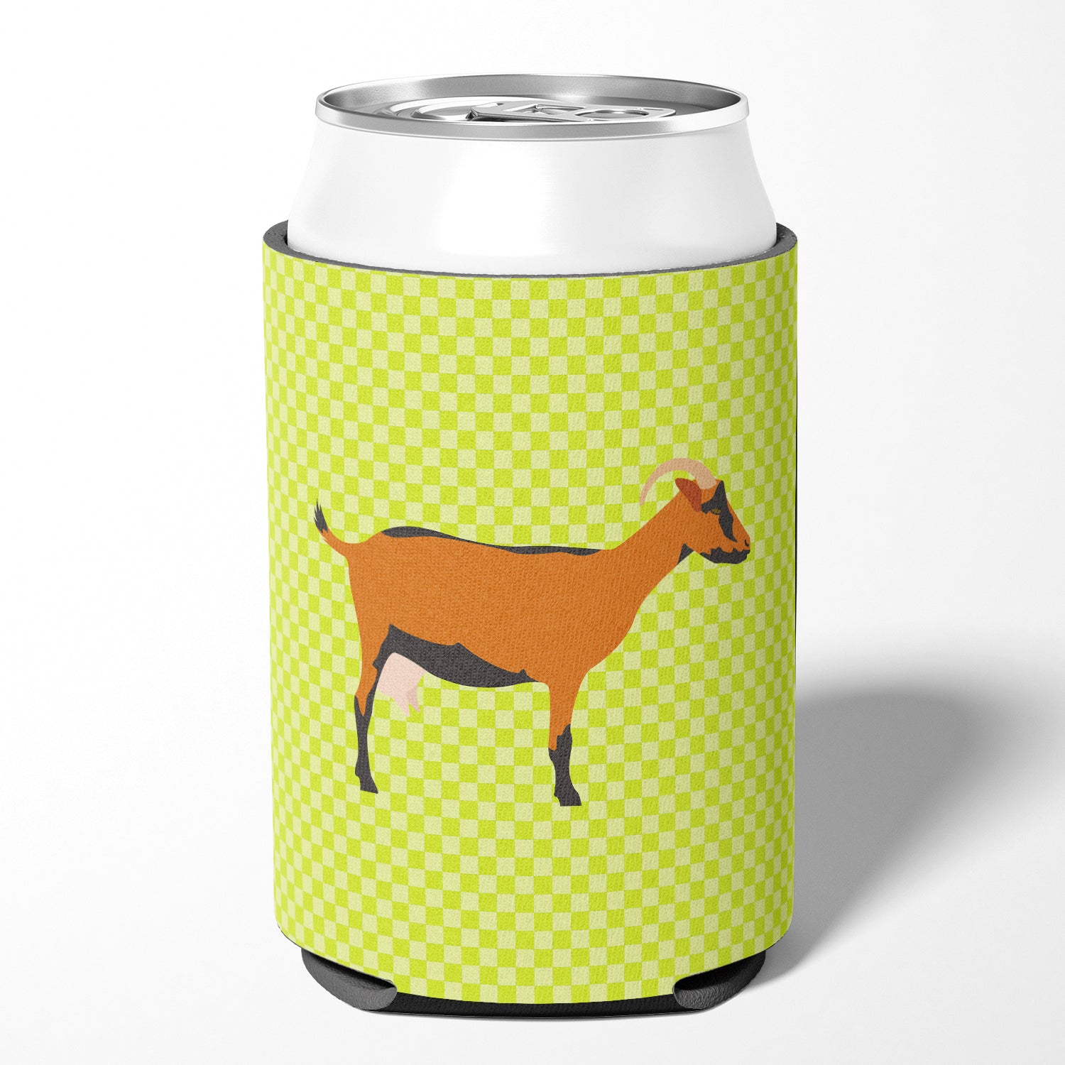 Oberhasli Goat Green Can or Bottle Hugger BB7714CC