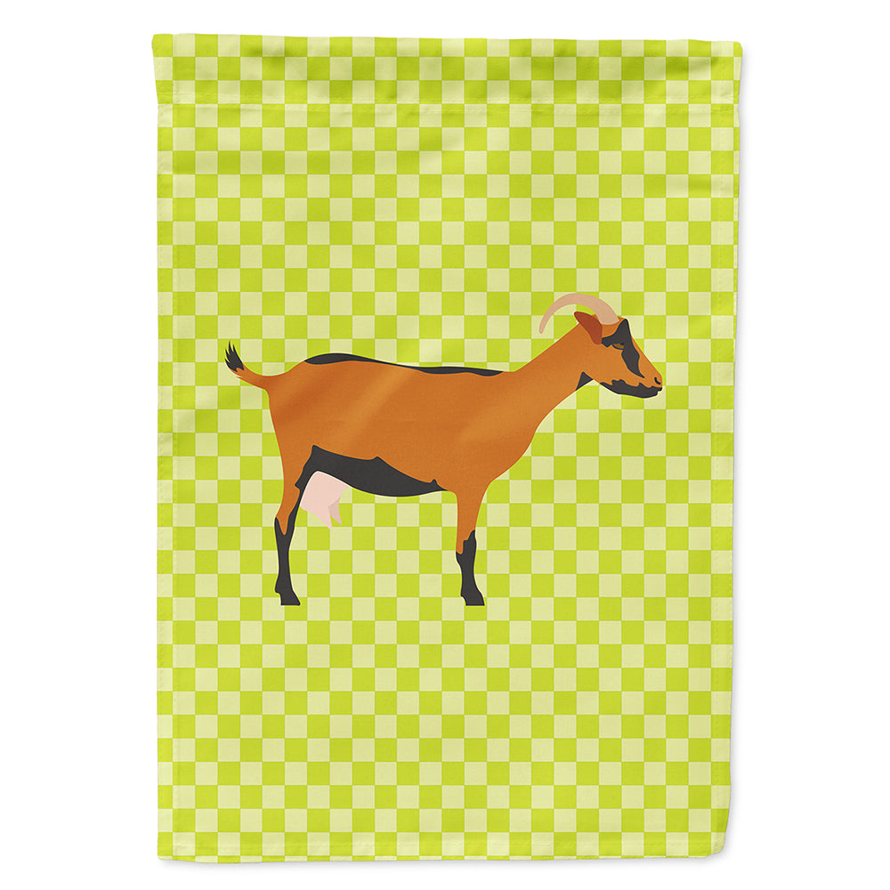 Oberhasli Goat Green Flag Canvas House Size BB7714CHF