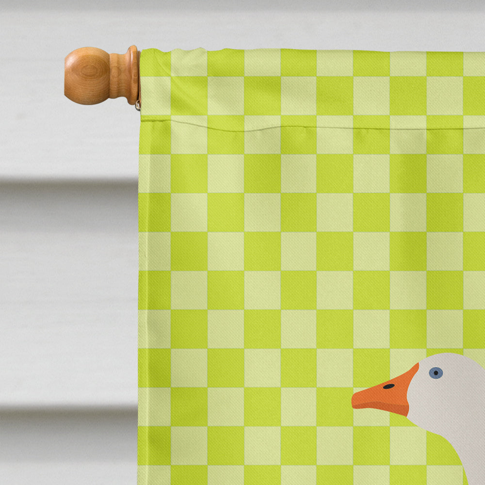 Embden Goose Green Flag Canvas House Size BB7718CHF  the-store.com.