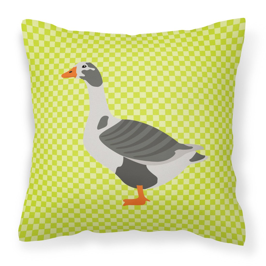 West of England Goose Green Fabric Decorative Pillow BB7721PW1818 by Caroline&#39;s Treasures
