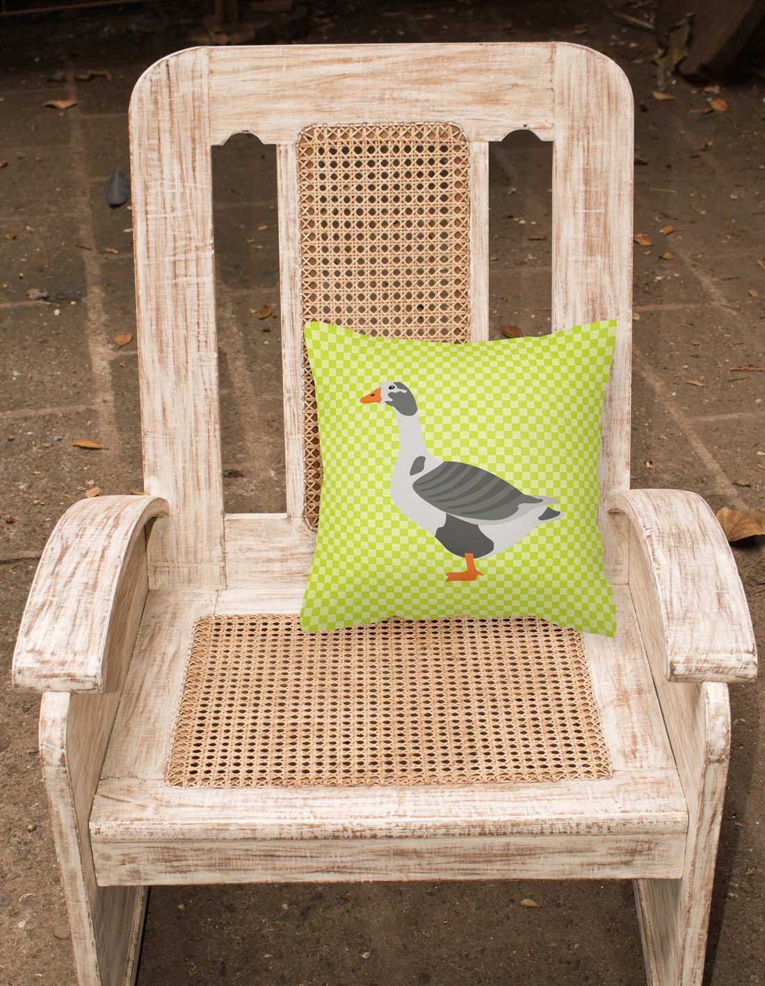 West of England Goose Green Fabric Decorative Pillow BB7721PW1818 by Caroline's Treasures