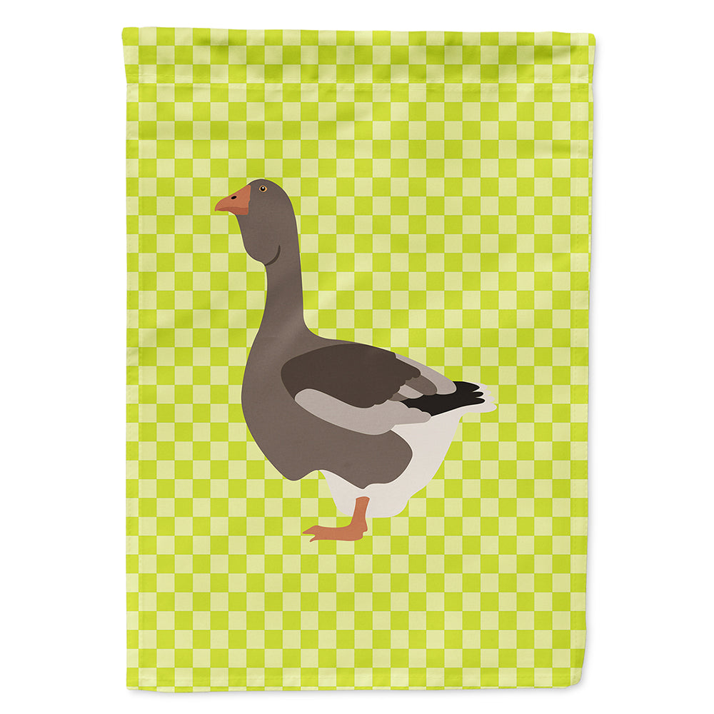 Toulouse Goose Green Flag Canvas House Size BB7723CHF