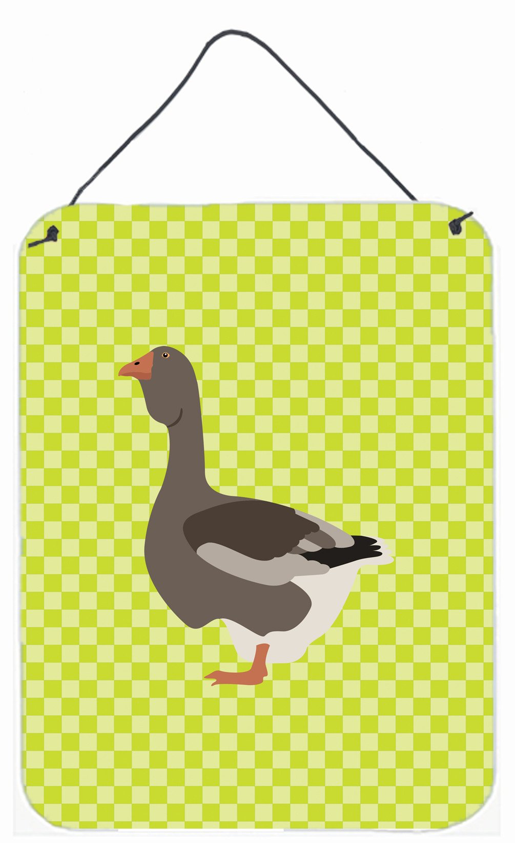 Toulouse Goose Green Wall or Door Hanging Prints BB7723DS1216 by Caroline's Treasures