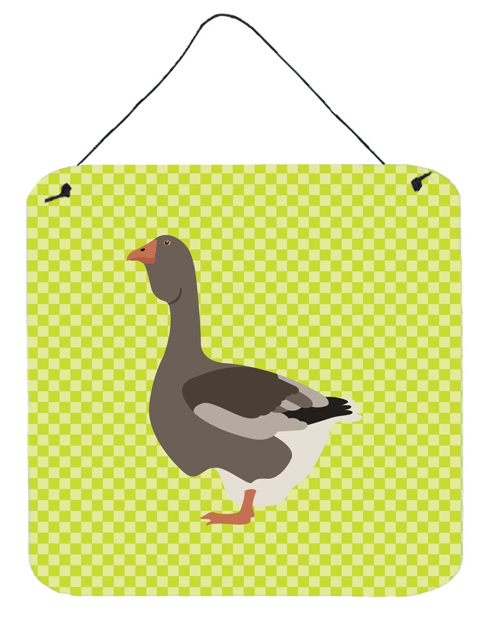 Toulouse Goose Green Wall or Door Hanging Prints BB7723DS66 by Caroline&#39;s Treasures