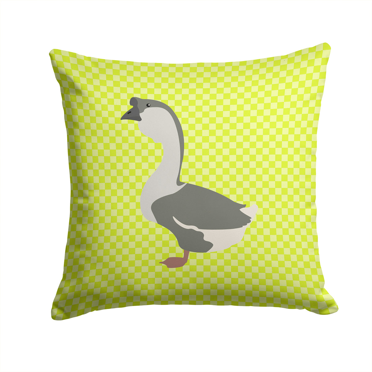 African Goose Green Fabric Decorative Pillow BB7725PW1414 - the-store.com