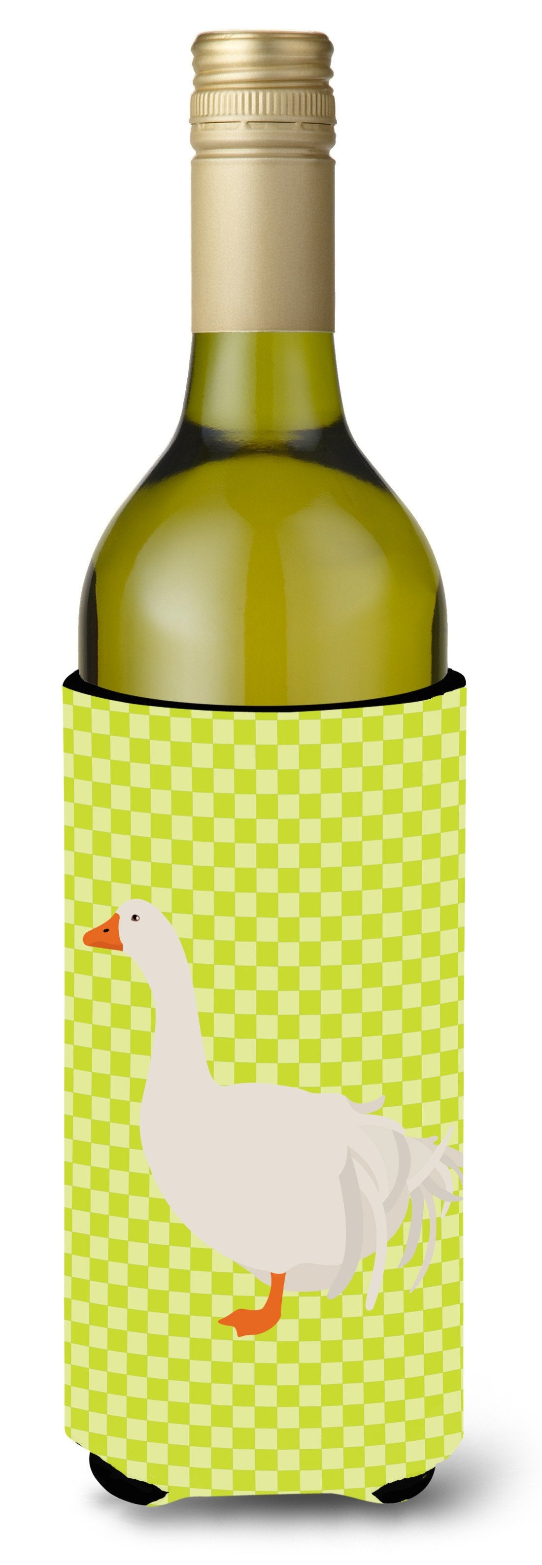 Sebastopol Goose Green Wine Bottle Beverge Insulator Hugger BB7728LITERK by Caroline&#39;s Treasures